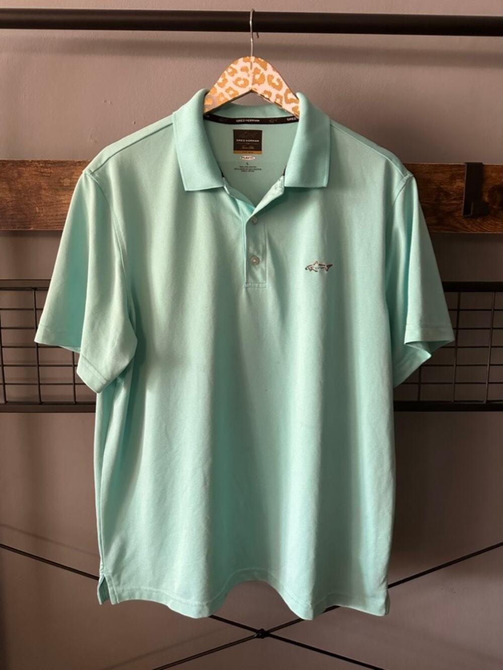 Greg Norman x Tasso Elba Five Iron Golf Polo | Size Large